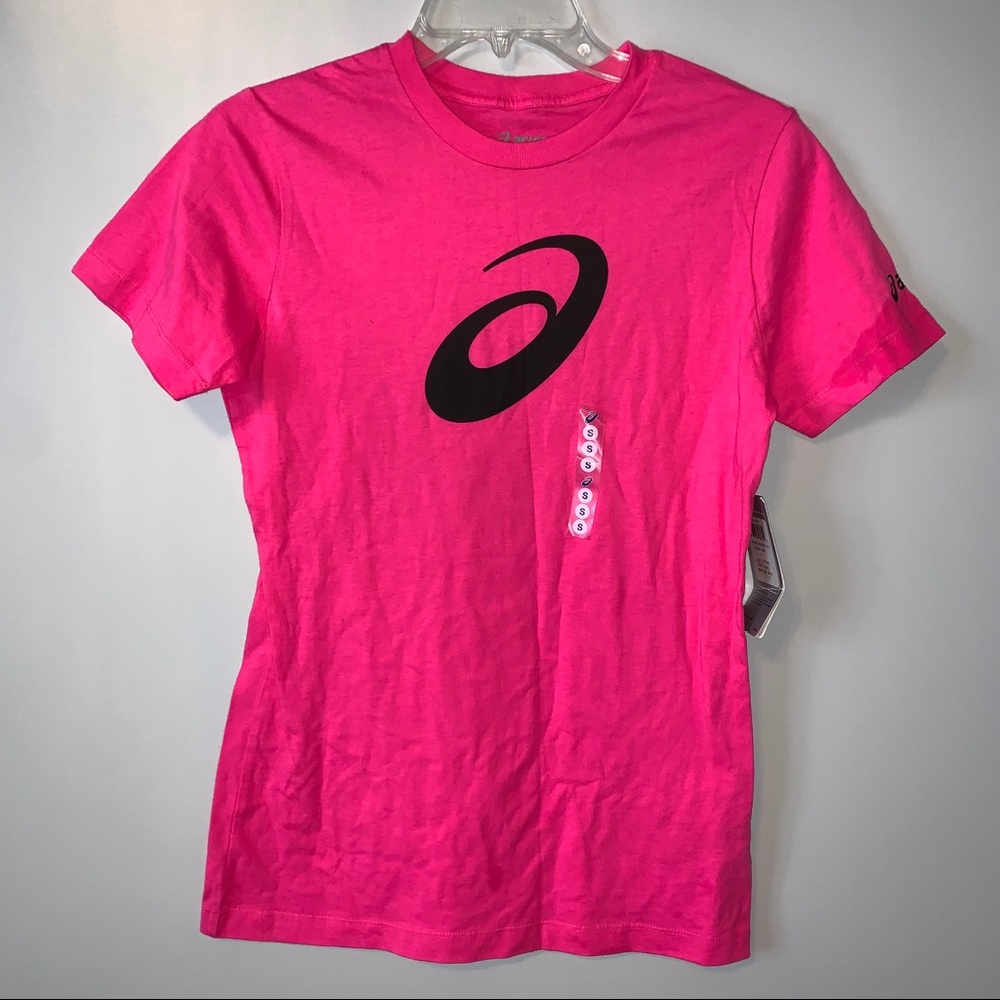 New asics pink t-shirt